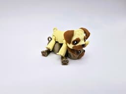 Flexi Pug Pocket Pet 3d model