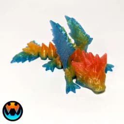 Tiny Crystal Dragon 3d model