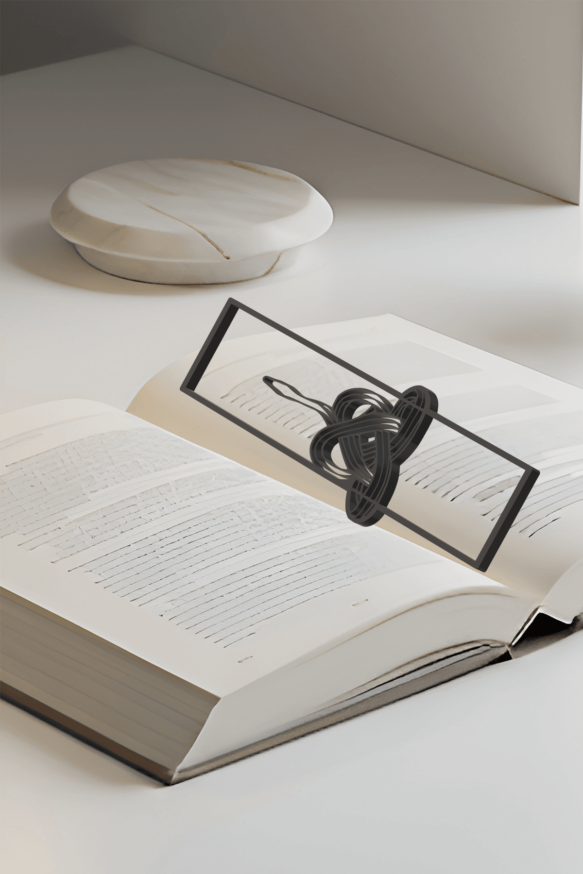Snake Bookmark, Creative Bookmark, Gift Idea 3d model