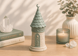 Moonlit Fantasy Tower STL | Enchanted Wizard Tower Decor 3D Print File | Magical Castle Display 3d model