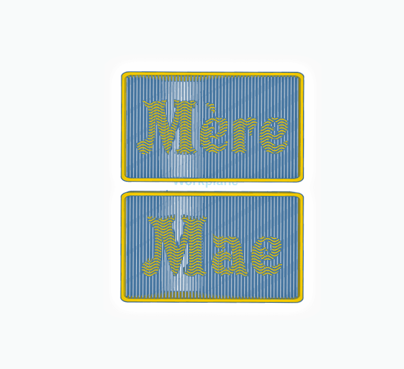 Mère and Mae String Art 3d model