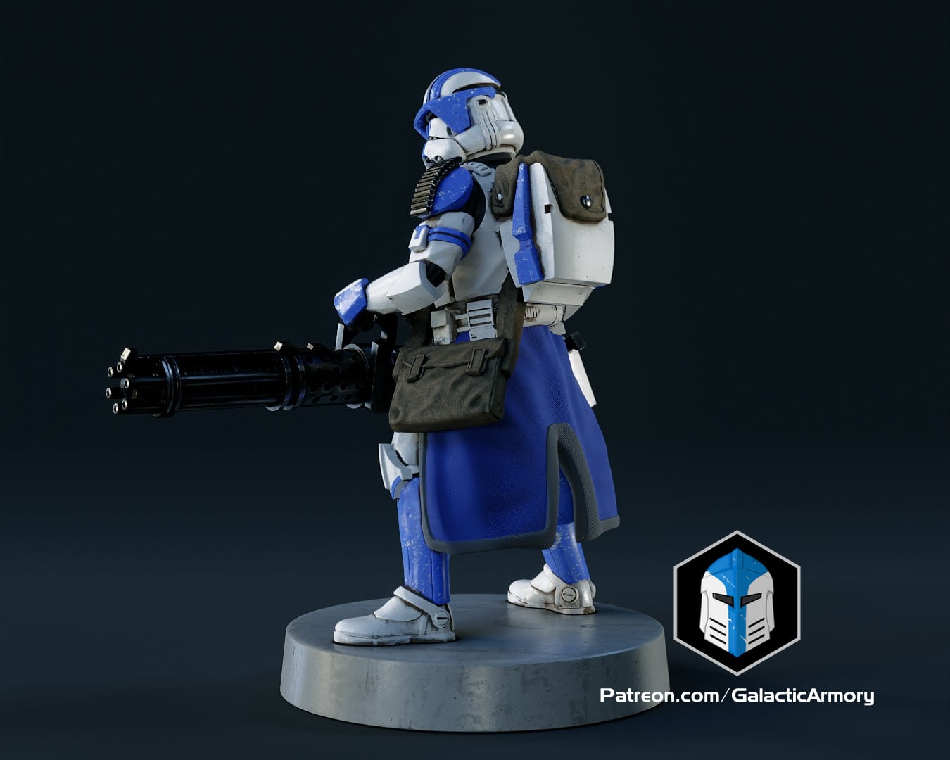 Clone Trooper Figurine - Heavy 3d model