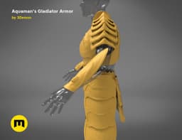 Aquaman Gladiator Amor 3d model