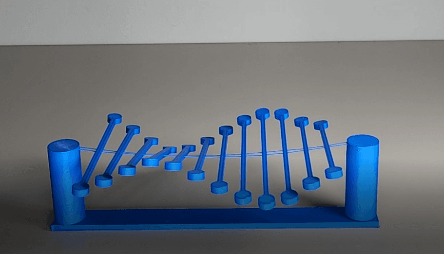 Mini Wave Desk Toy 3d model