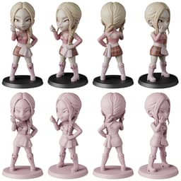Blackpink STL Files - Jisoo Jennie Lisa Rose - Kpop Idol 3D Print Models 3d model