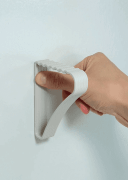 Layered Hat Wall Holder 3d model