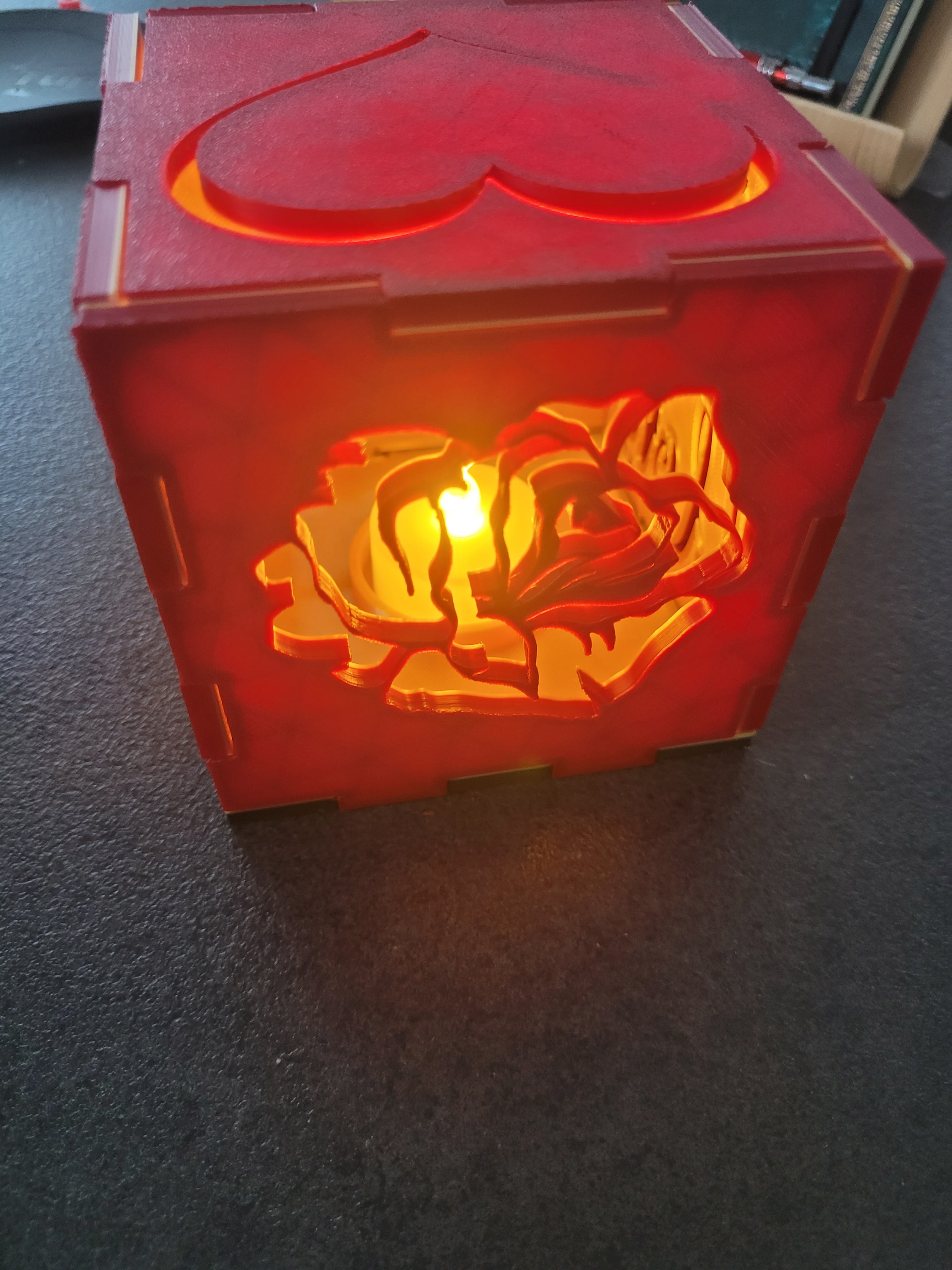 Valentines day shadow box 3d model