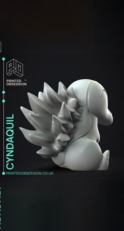 Cyndaquil - Pokemon - Fan Art 3d model
