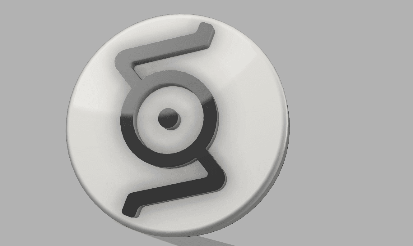 POKEMON UNOWN NON-MMU FRIDGE MAGNET āSā 3d model