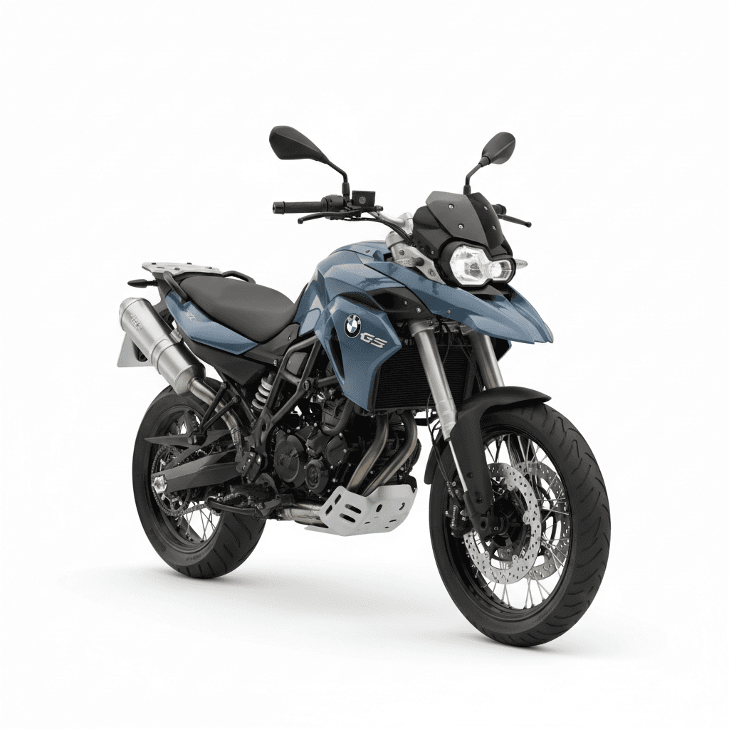BMW F650GS Dual Sport Motorcycle 3d model