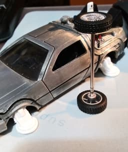 BTTF Wheel Struts modified for Jada 3d model