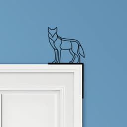 Wolf Door Corner Decor 3d model
