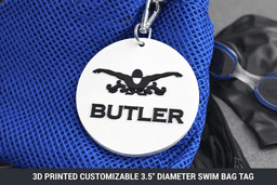 Swim Bag Tag 3d model