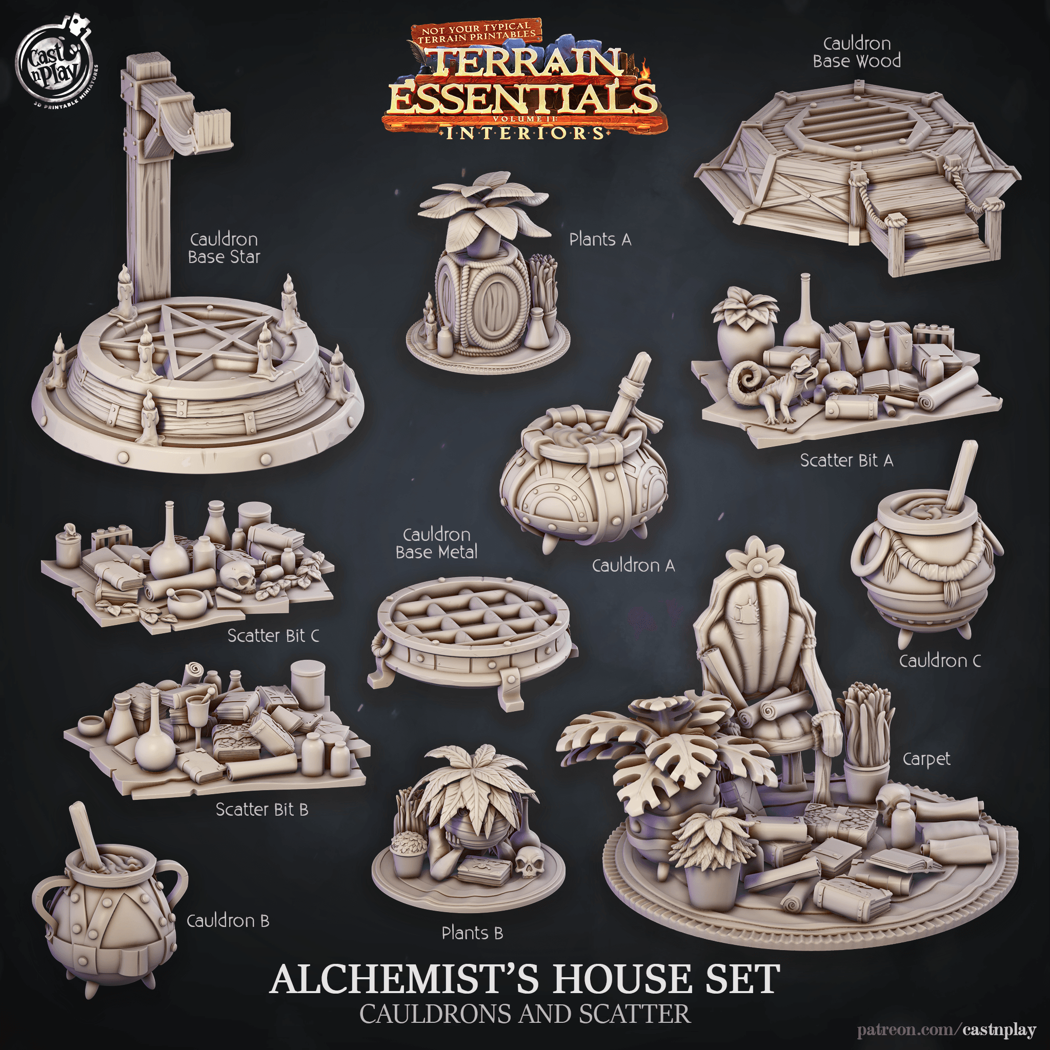 Alchemist's House Set (Pre 3d model