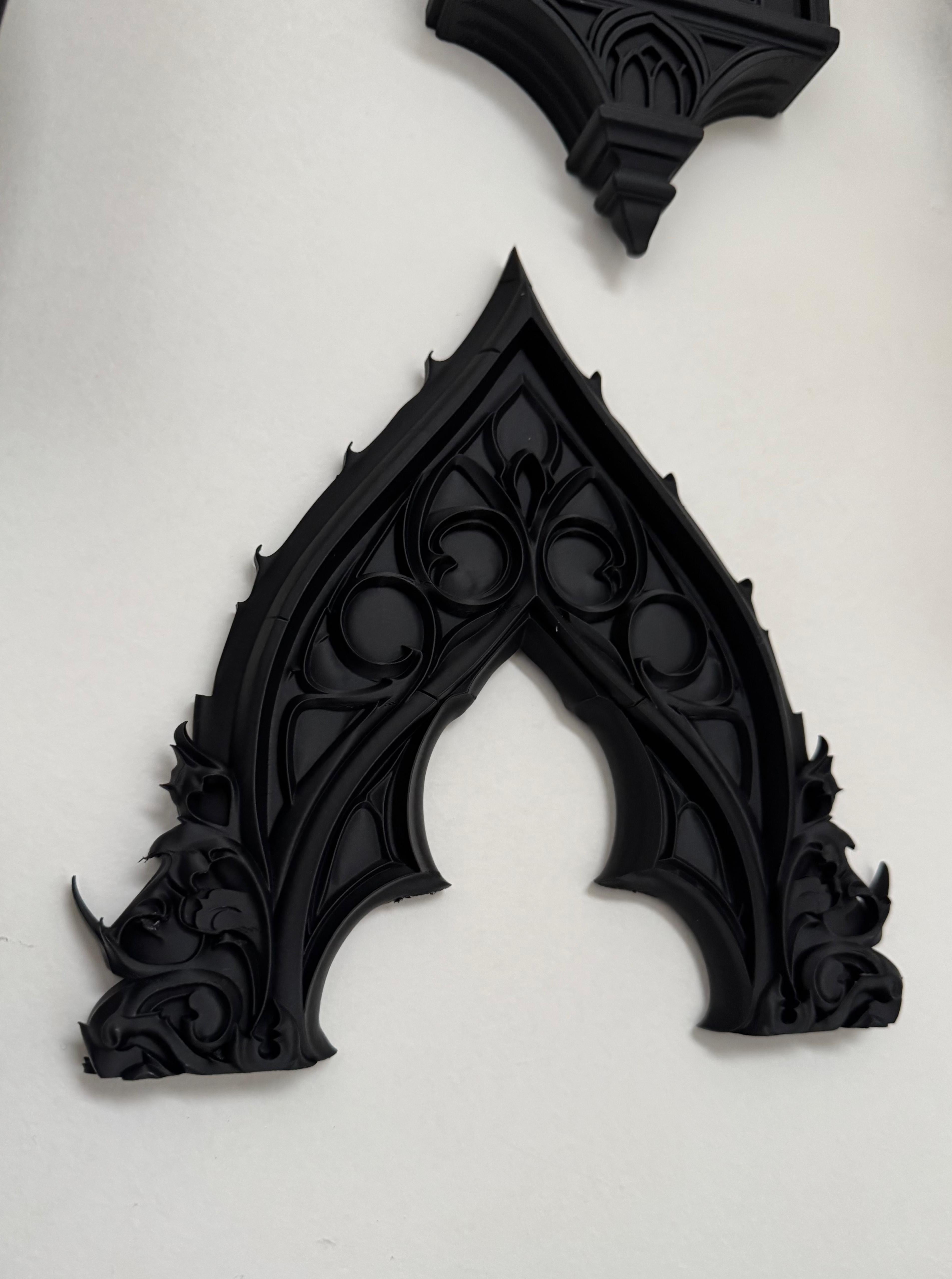 Medieval Arch Wall Plaque Gothic Decor 3d model