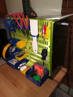 DESKTOP CPU CASE UTILITY TOOL HOLDER_27DEC20.stp - The completed result - 3d model