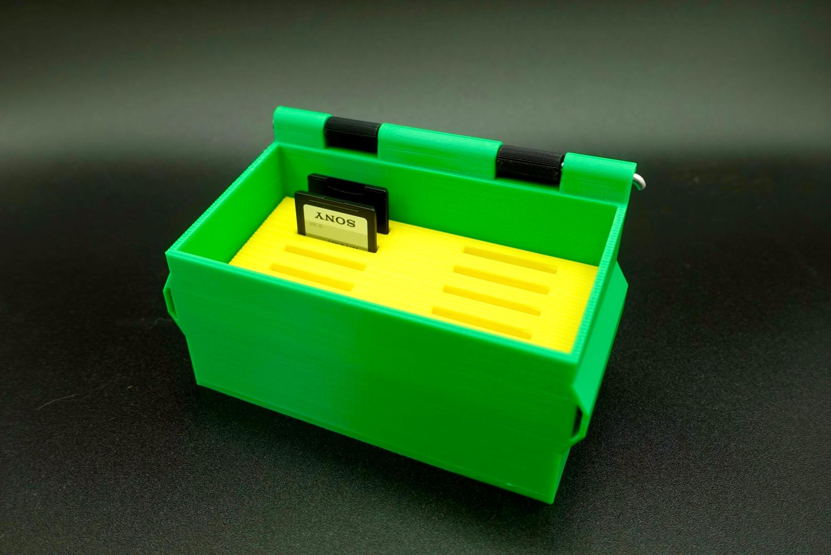 SD Card Holder (Mini Dumpster) 3d model