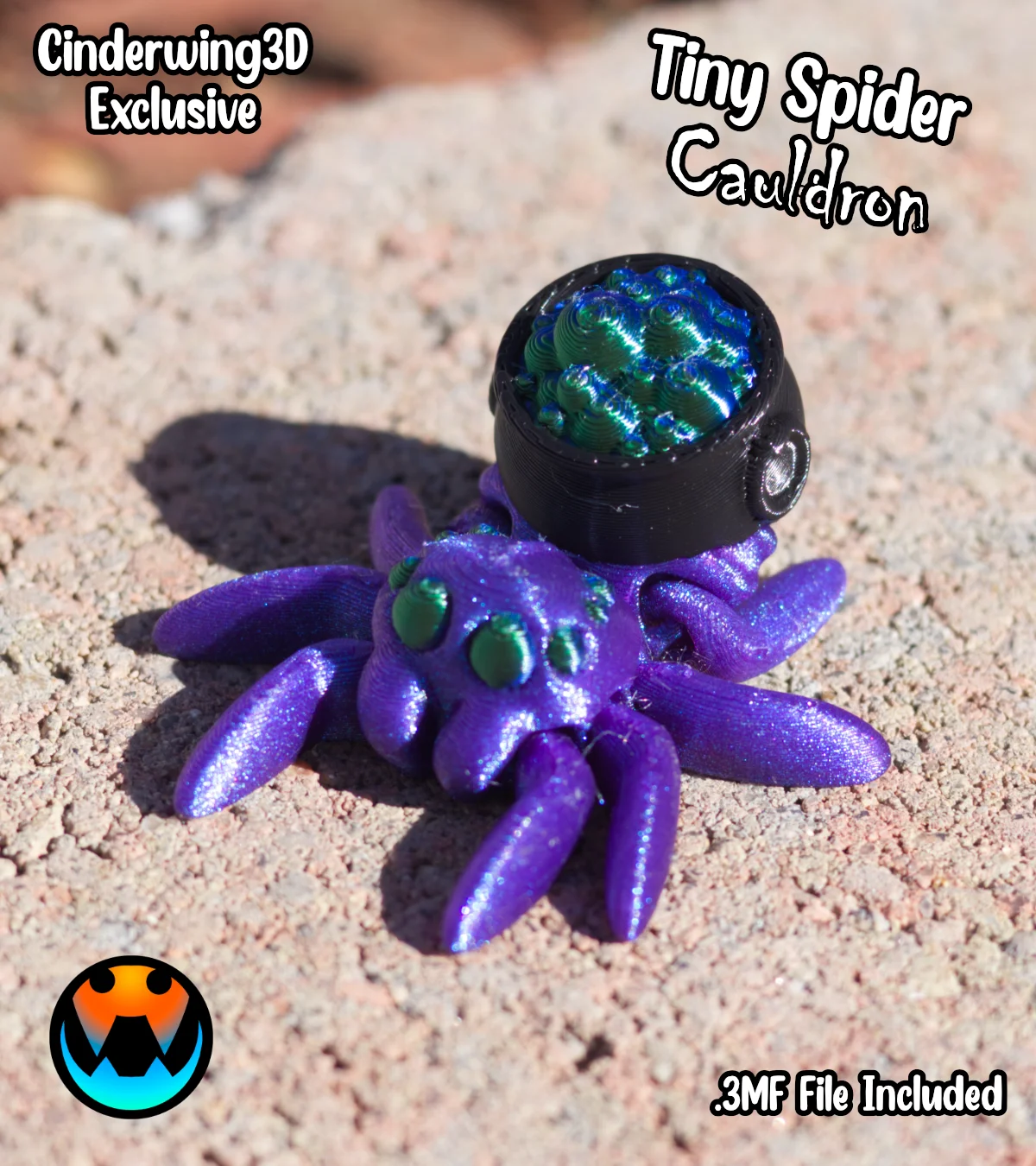 Tiny Spider - Cauldron 3d model