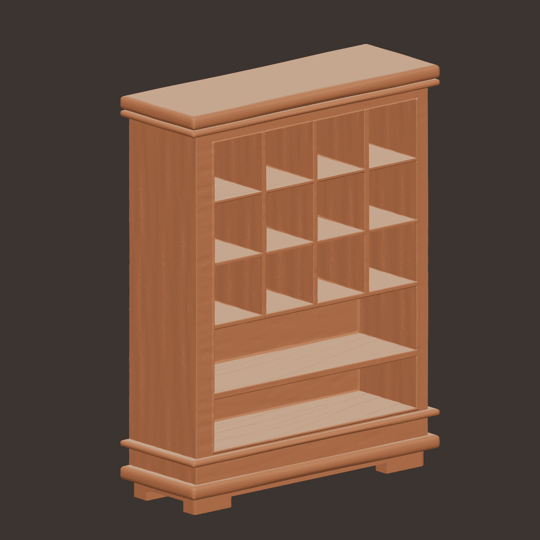 Apothecary Shelf  3d model