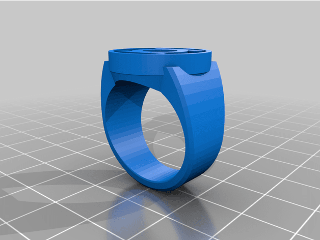 Green Lantern Power Ring - Size 12 3d model