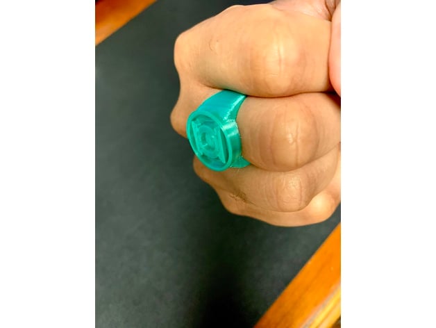 Green Lantern Power Ring - Size 12 3d model