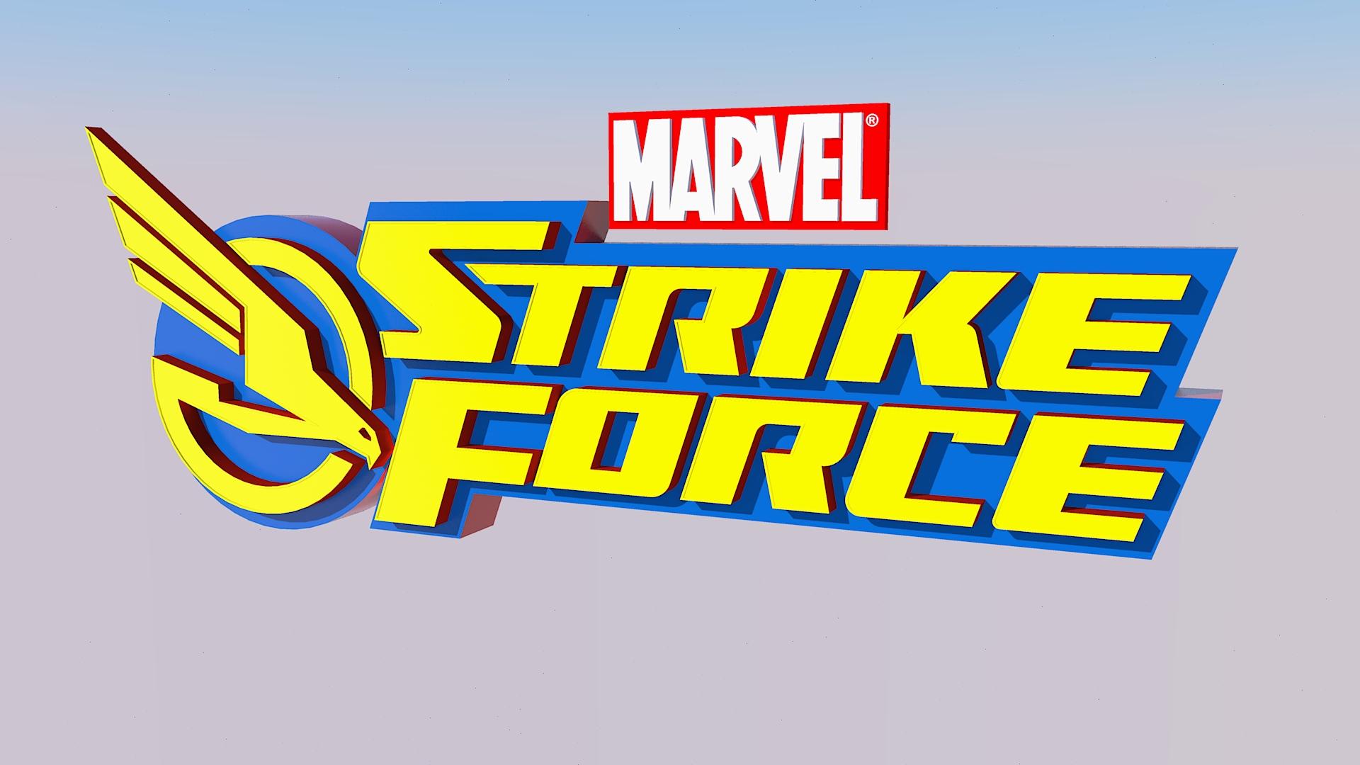 MARVEL Strike Force Logo 3d model
