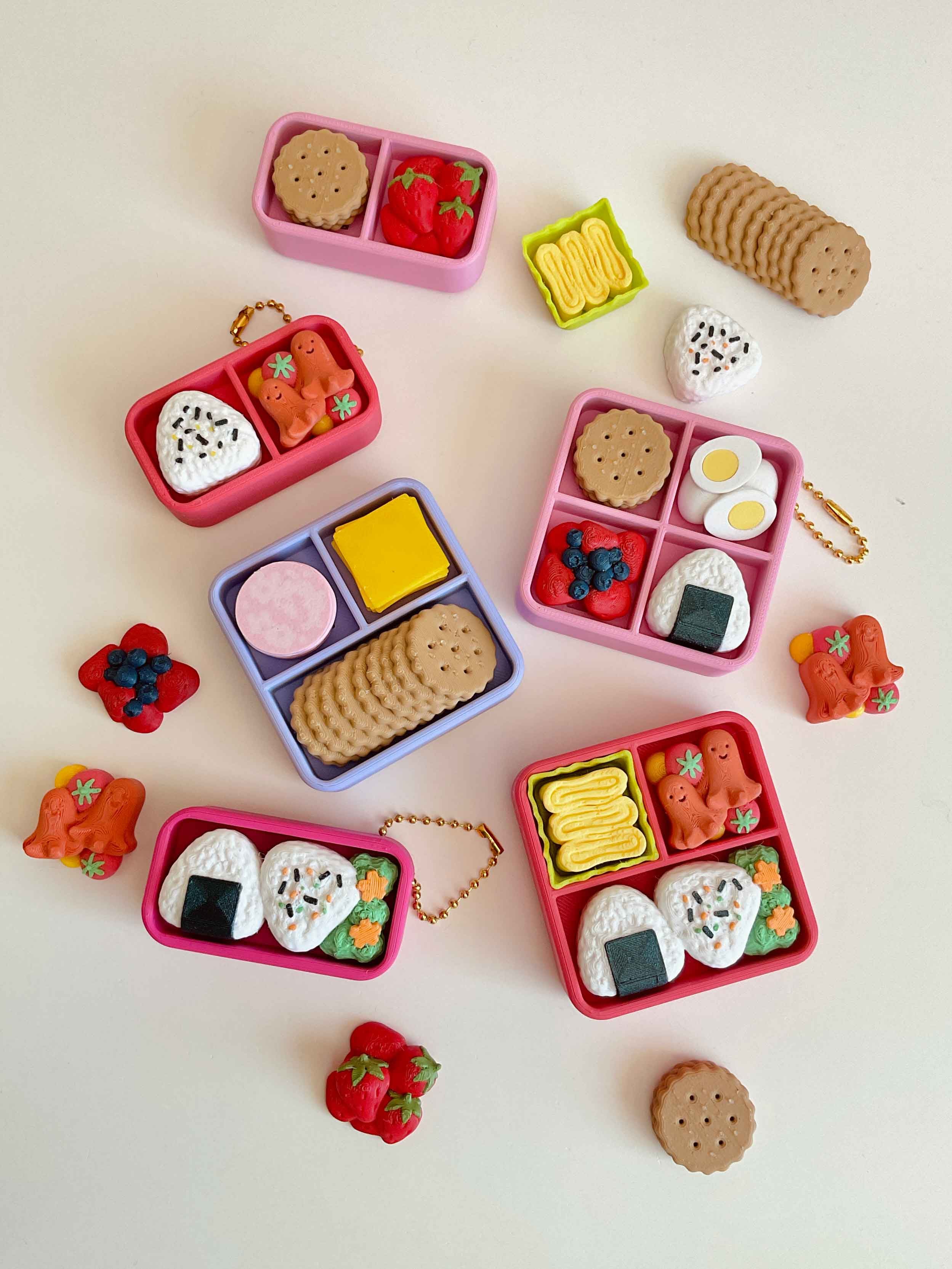 Build Your Own Lunchbox Multi Clicker Keychain Fidget Toy Bundle 3d model