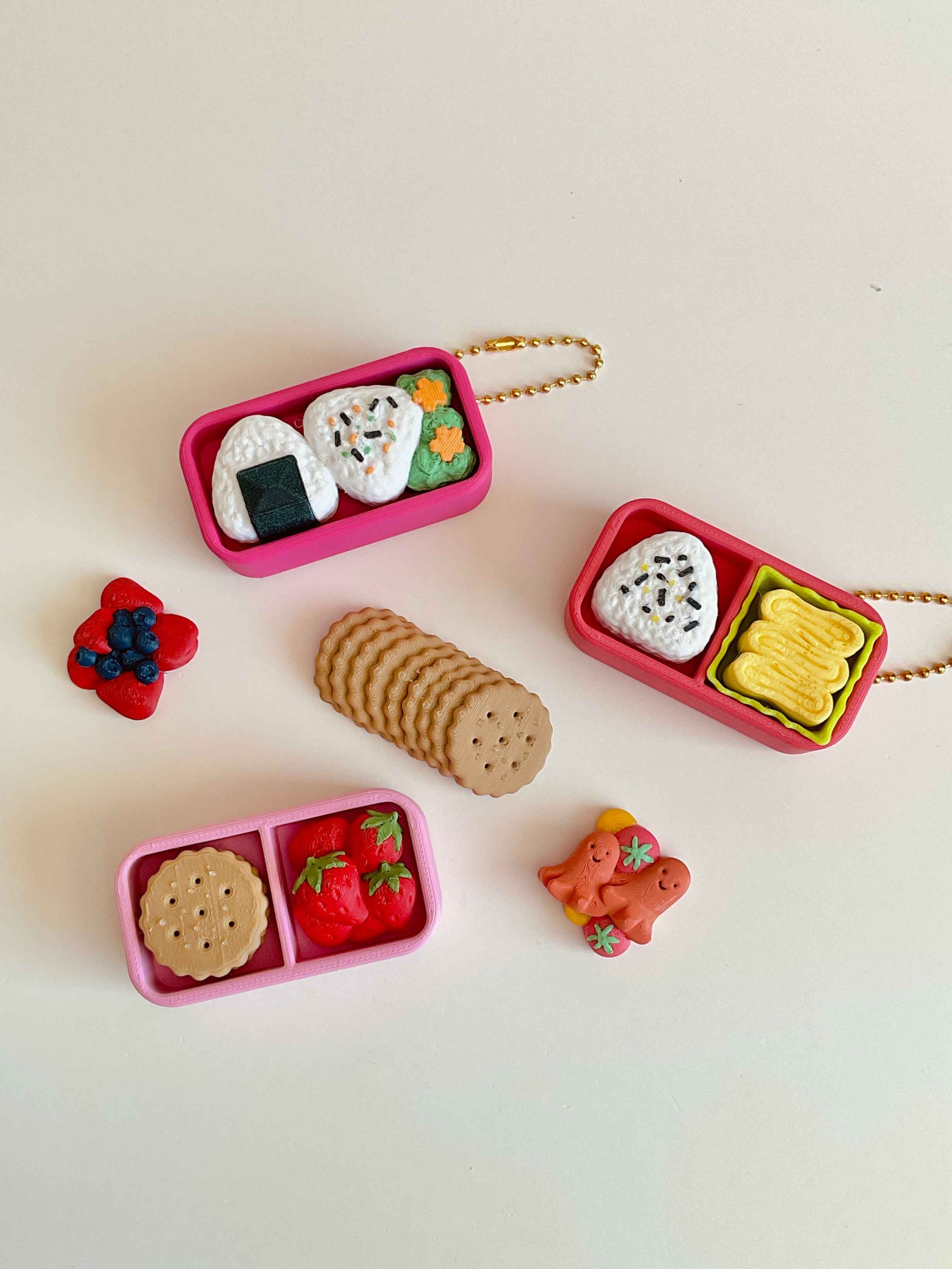 Build Your Own Lunchbox Multi Clicker Keychain Fidget Toy Bundle 3d model