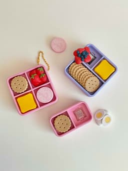 Build Your Own Lunchbox Multi Clicker Keychain Fidget Toy Bundle 3d model