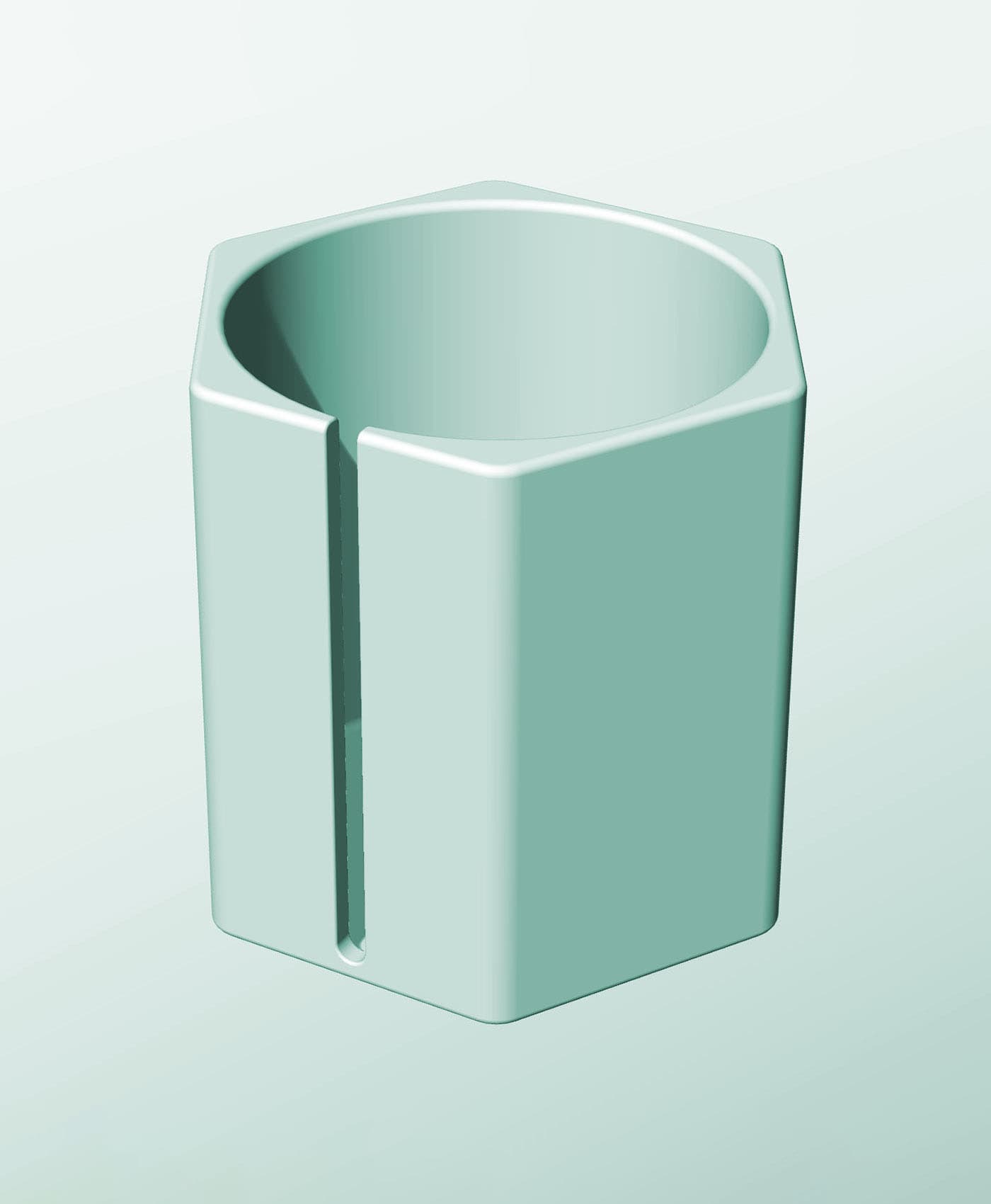 CH162-190-S Stacking slotted component box bin for makers 3d model