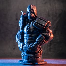 Judge Dredd (fan art) 3d model