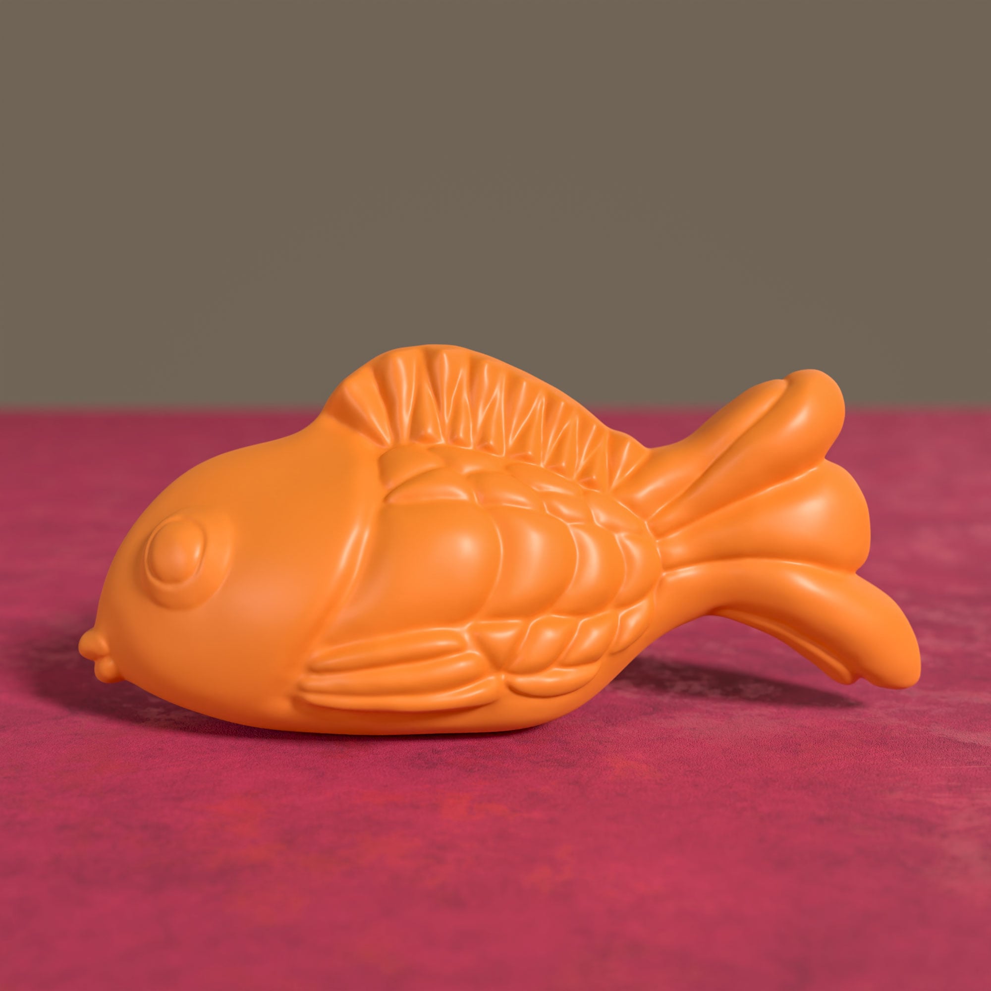 Fish — Miniature Vintage Toy 3d model