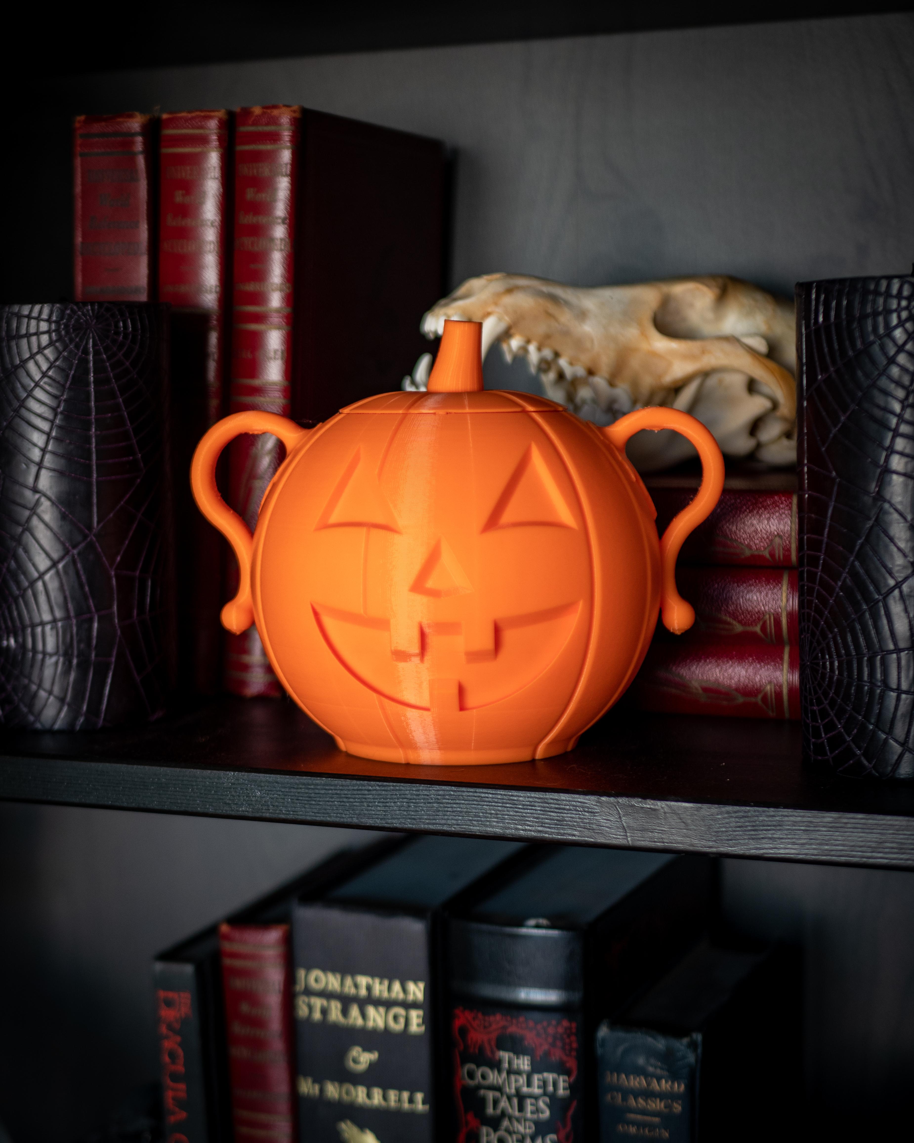 Jack-O'-Lantern Pumpkin Can Cup - 12oz Can Koozie for Halloween! - Jack-O'-Lantern! - 3d model