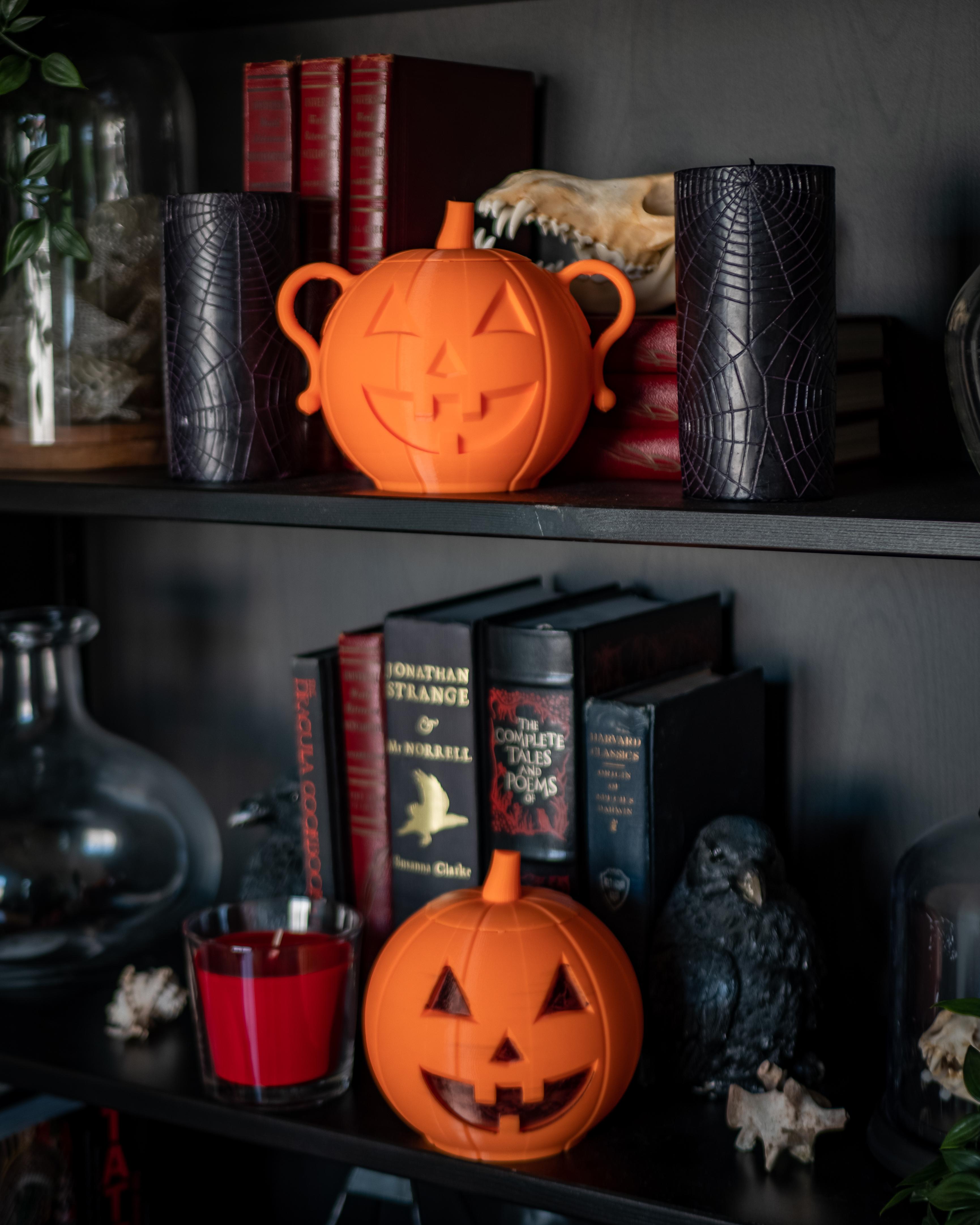 Jack-O'-Lantern Pumpkin Can Cup - 12oz Can Koozie for Halloween! - Spooky Season is HERE! - 3d model