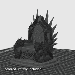 Dice Jail: Time-Out Chair & Lucky Throne 3d model