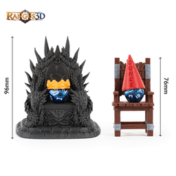 Dice Jail: Time-Out Chair & Lucky Throne 3d model