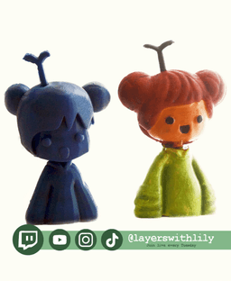 LayersWithLily Figurine 3d model