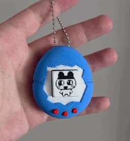 Tamagotchi Clicker - Pantallas Retro - Virtual Pet 3d model