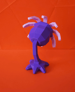 Lileep Low Poly Pokemon 3d model