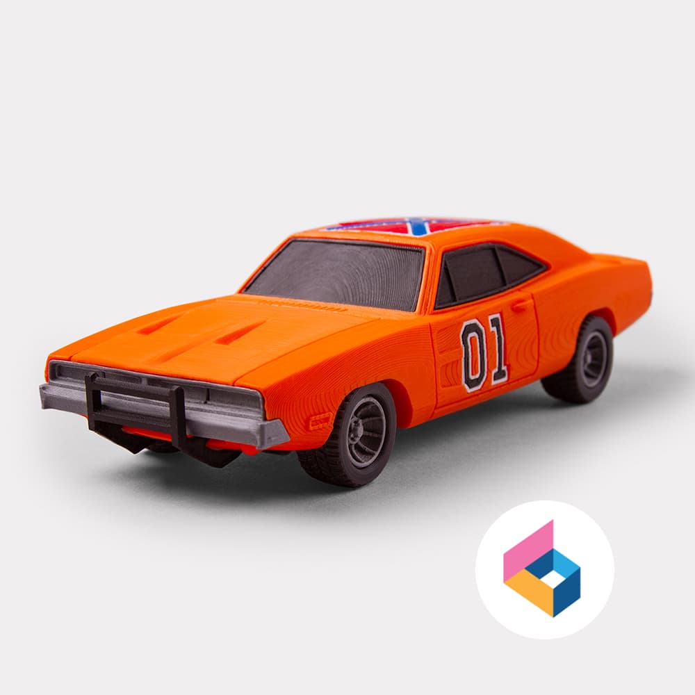 General Lee Model Foldable General Lee - Dukes of Hazzard - 3D model by GOODesign on ...