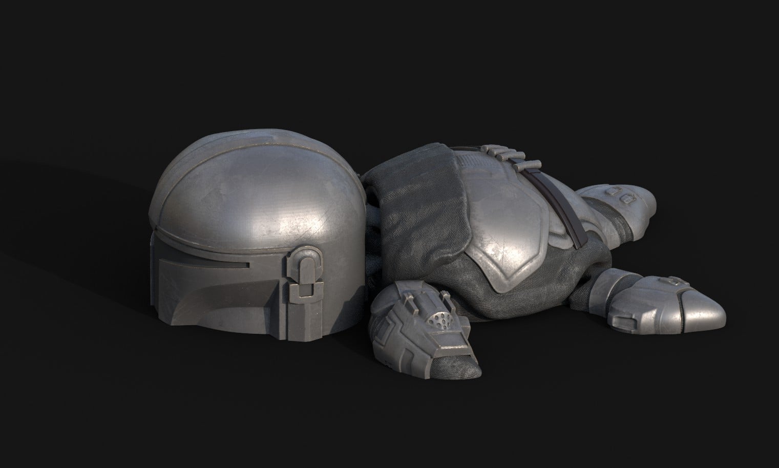 Super Turtle Mando Din Djarin 3d model