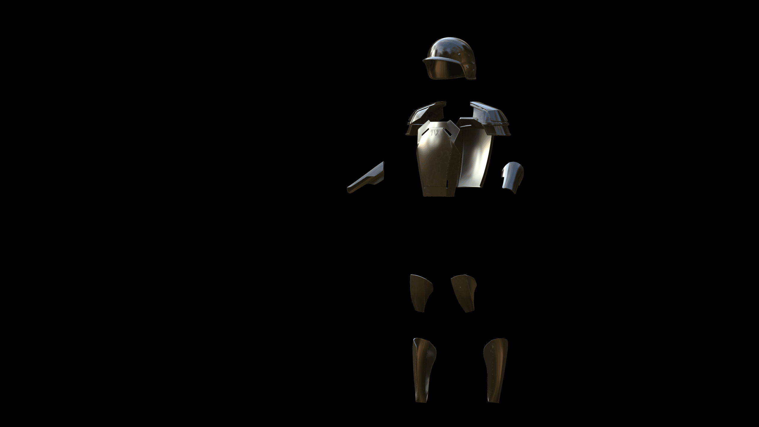 TVA Agent Body Armor from Loki 3d model