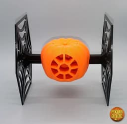 Pumpkin PIE Fighter (Halloween Themed Star Wars TIE Fighter) 3d model