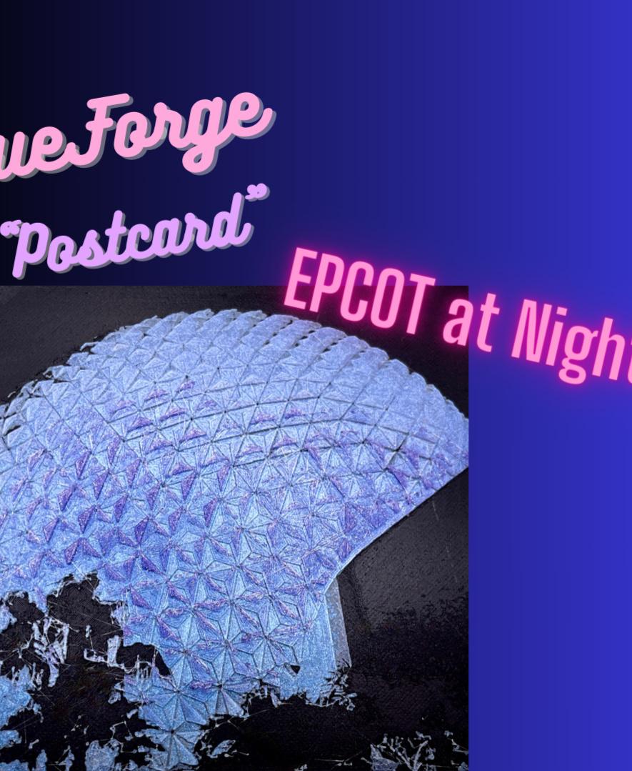 EPCOT at Night HueForge 3d model