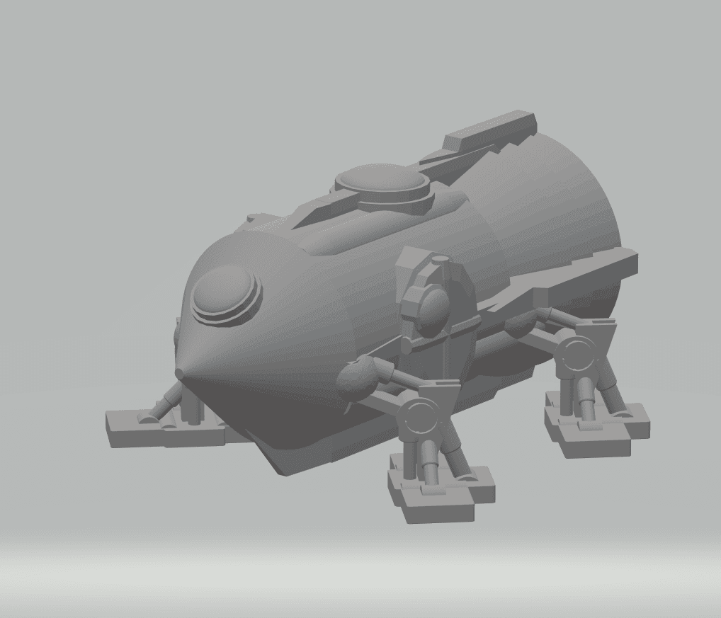 FHW: Zorblin Walking rocket APC 3d model