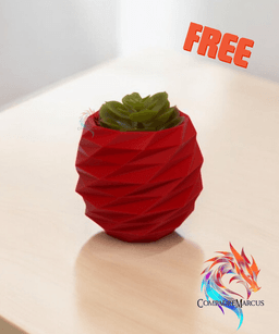 Low Poly Planter 1 / no supports / 3mf included 3d model