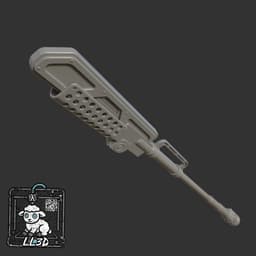 The Electroripper staff 3d model
