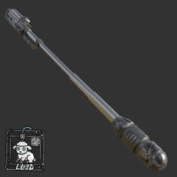 The Electroripper staff 3d model