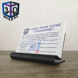 Business card holders in different shapes 3d model