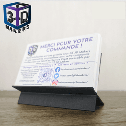 Business card holders in different shapes 3d model